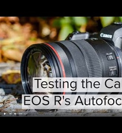 Canon EOS R Autofocus test