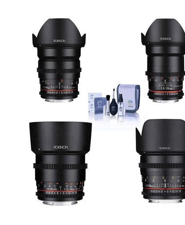 Adorama Deal: Rokinon CINe DS lens bundles for 33% off