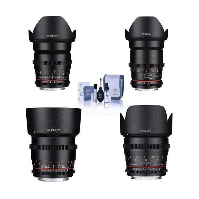 Adorama Deal: Rokinon CINe DS lens bundles for 33% off