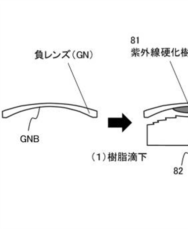 Canon Patent Application: Irradiated Resin optical element