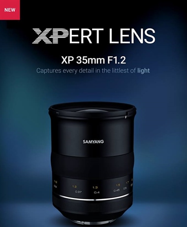 Sanyang announces the XP 35mm 1.2 for Canon EF